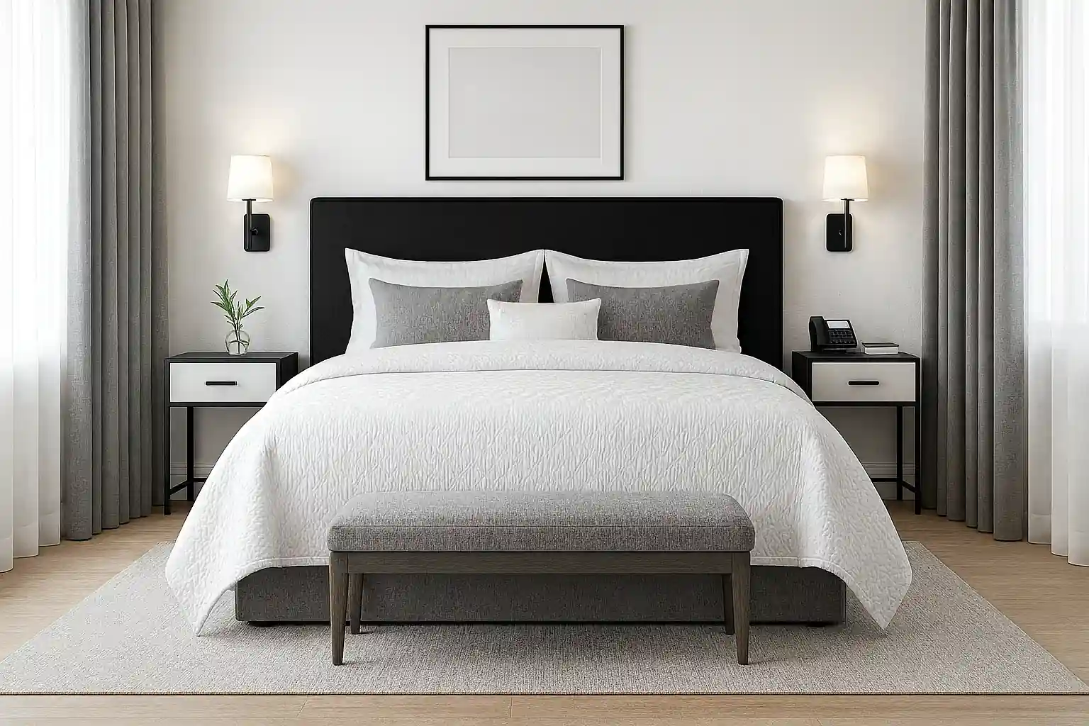 Linge de lit sans repassage 