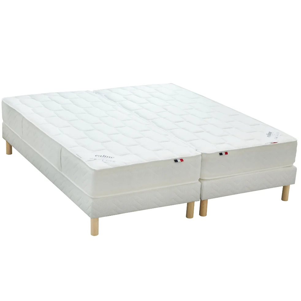 Matelas ressorts 5 ZONES COMTESSE liaison glissière - 2x80x200