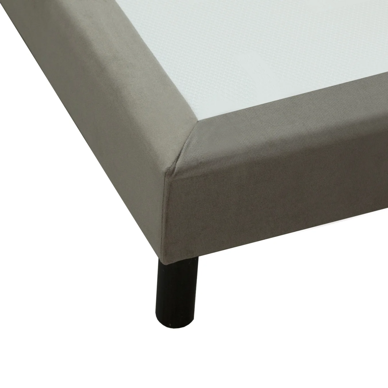 Jeu de 2 pieds patin 15 cm vernis naturel