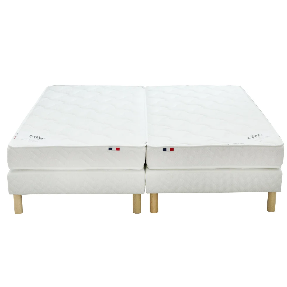 Matelas mousse LADY liaison glissière - 2x80x200