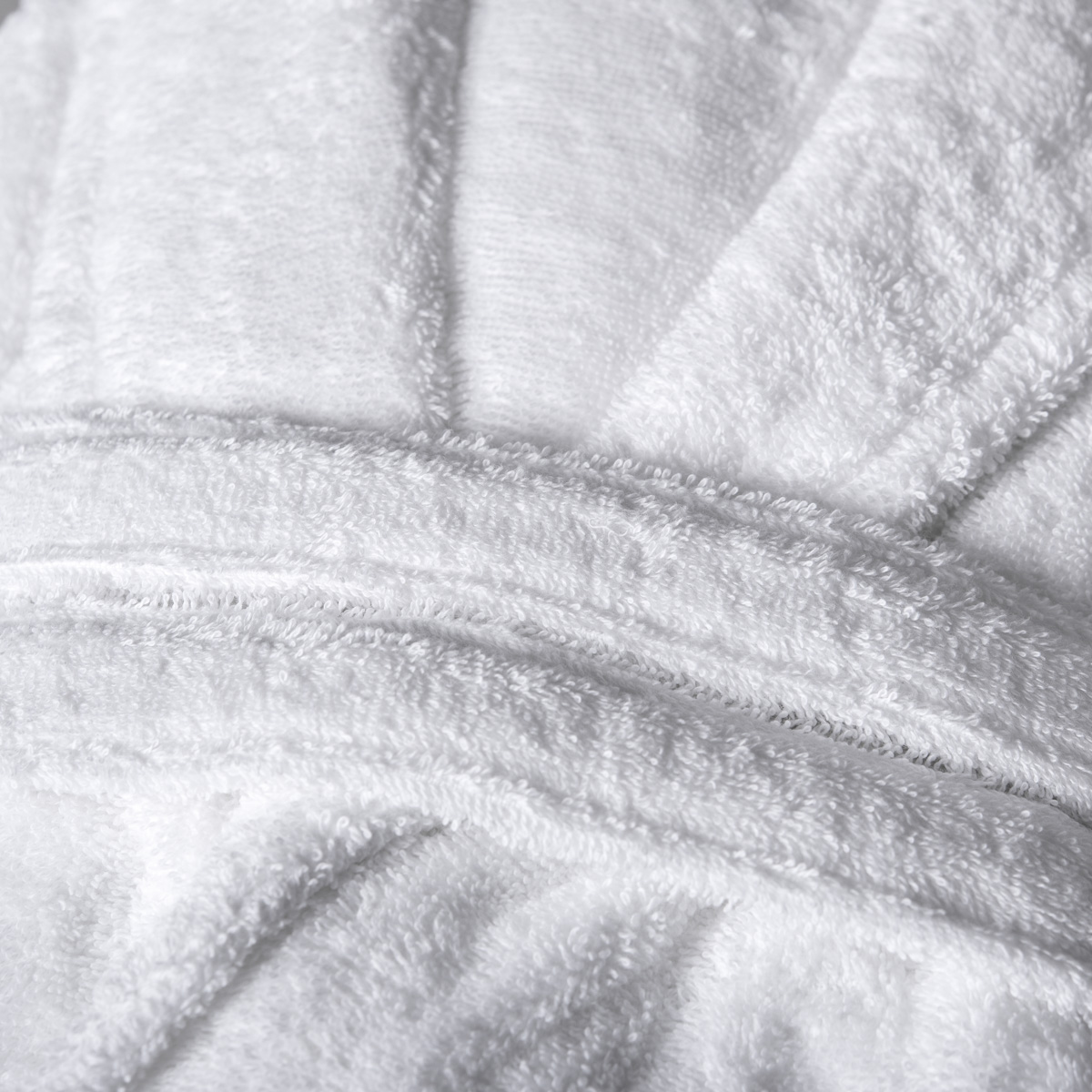 Peignoir hôtel col châle