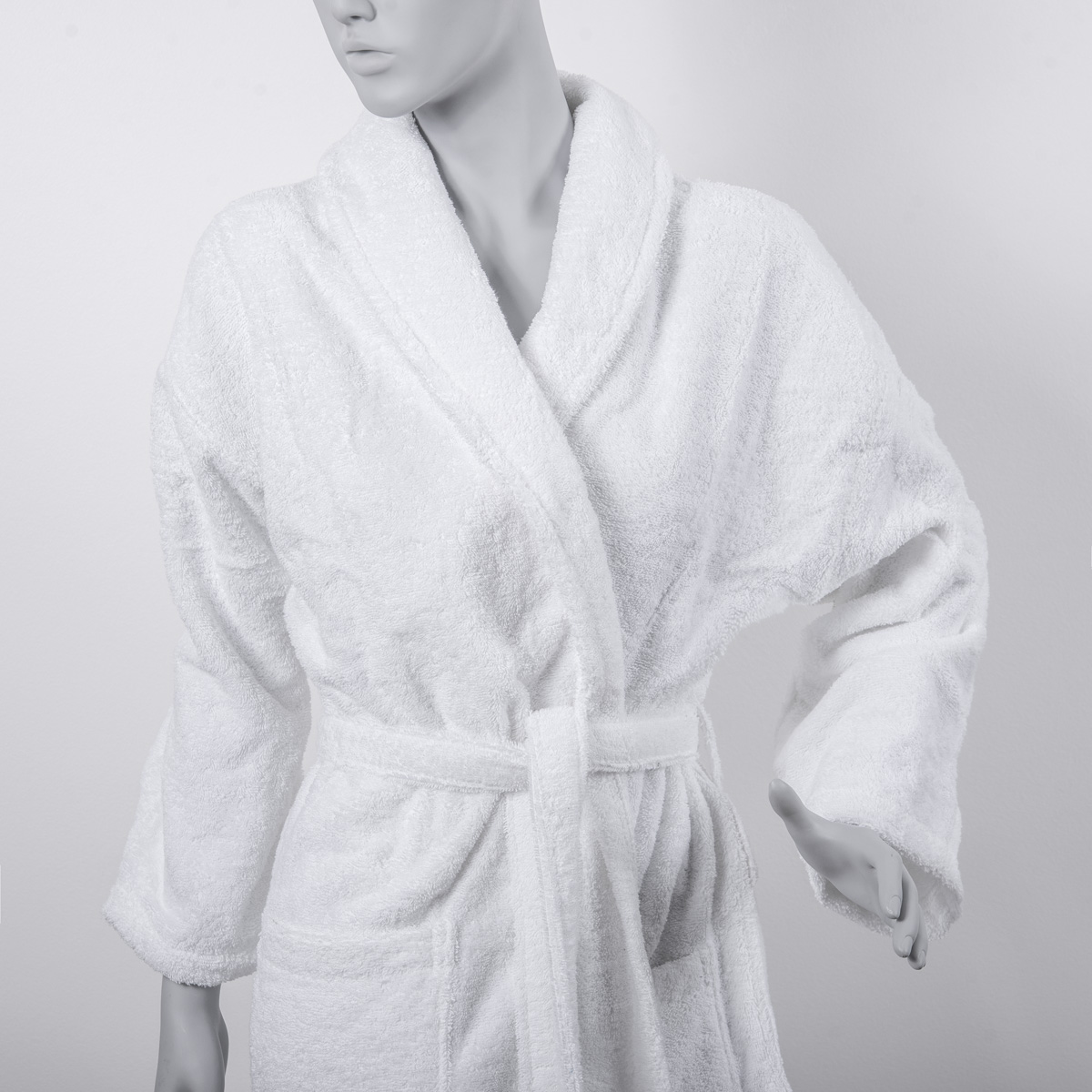 Peignoir hôtel Luxe col châle