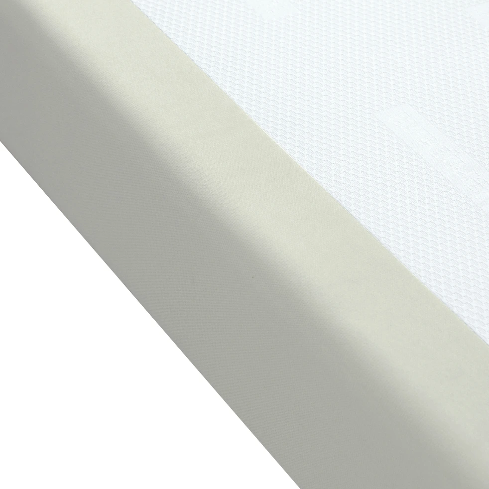 COMTE Sommier tapissier à lattes fixes velours souris