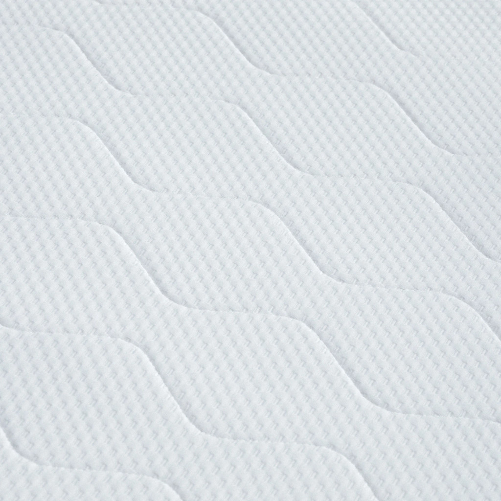 COMTE Sommier tapissier à 12 lattes fixes coutil stretch blanc