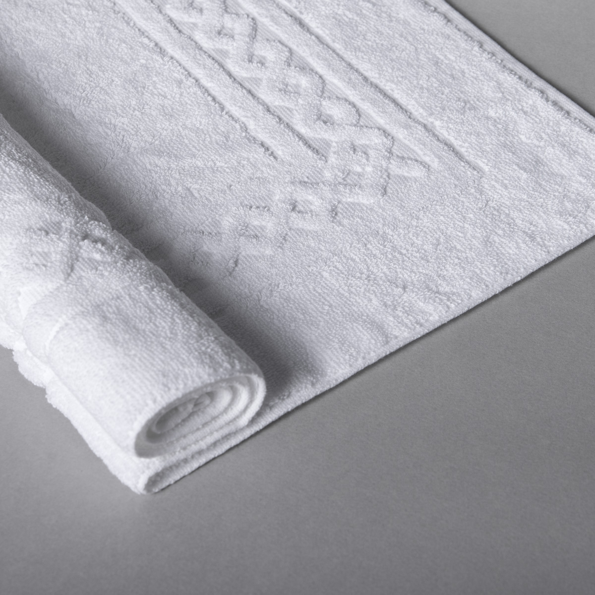 Tapis de bain hôtel Sevilla blanc 450 g/m²
