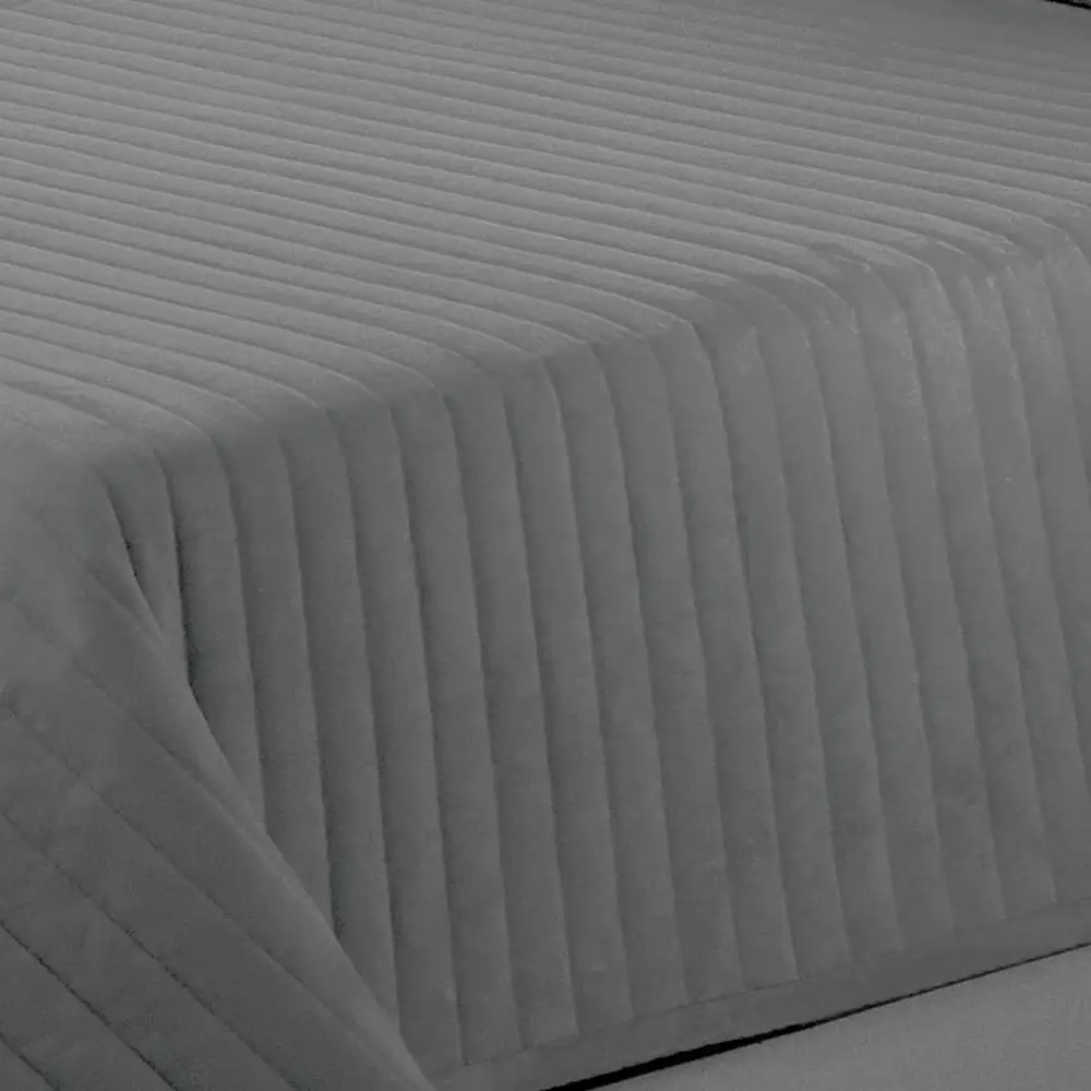 Couvre-lit matelassé Tildou Square - crème