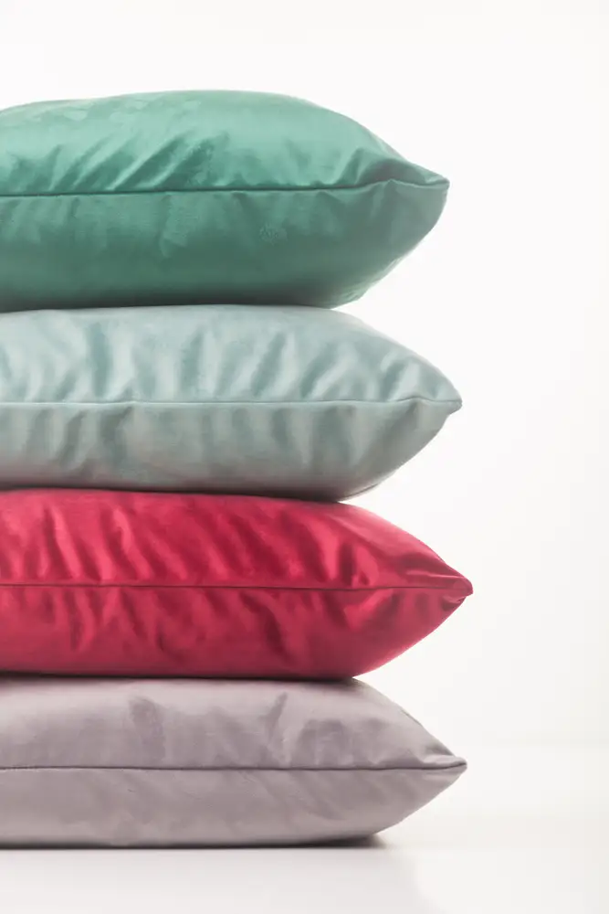 Housse de coussin Peacock - vert d'eau