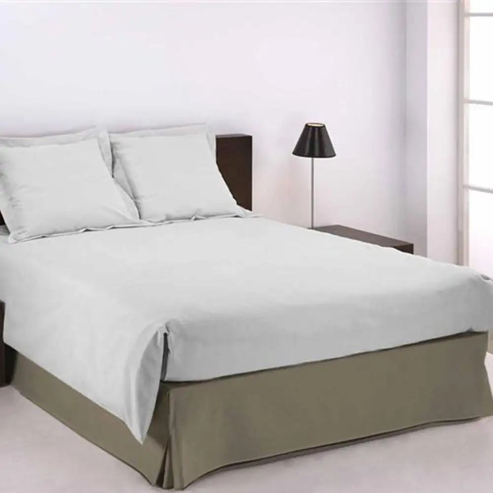 Cache-sommier New en toile - blanc