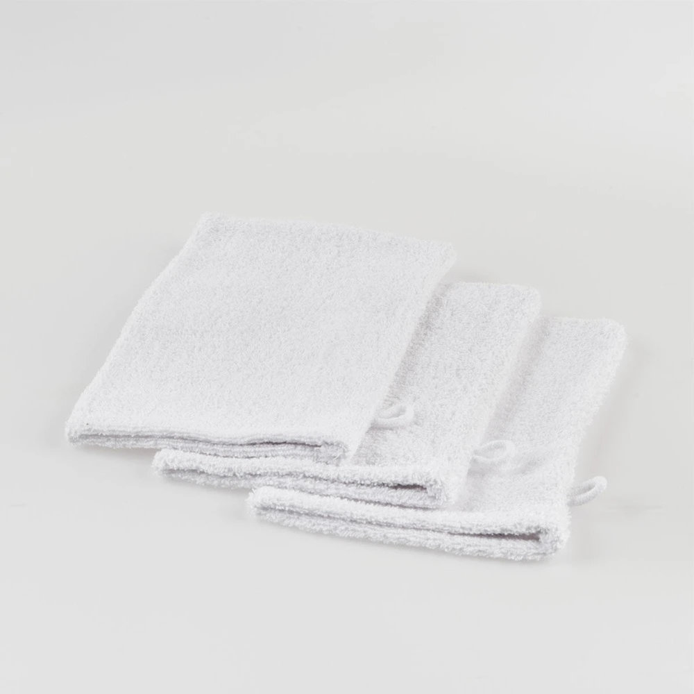 lot gants de toilette - Luxe 3
