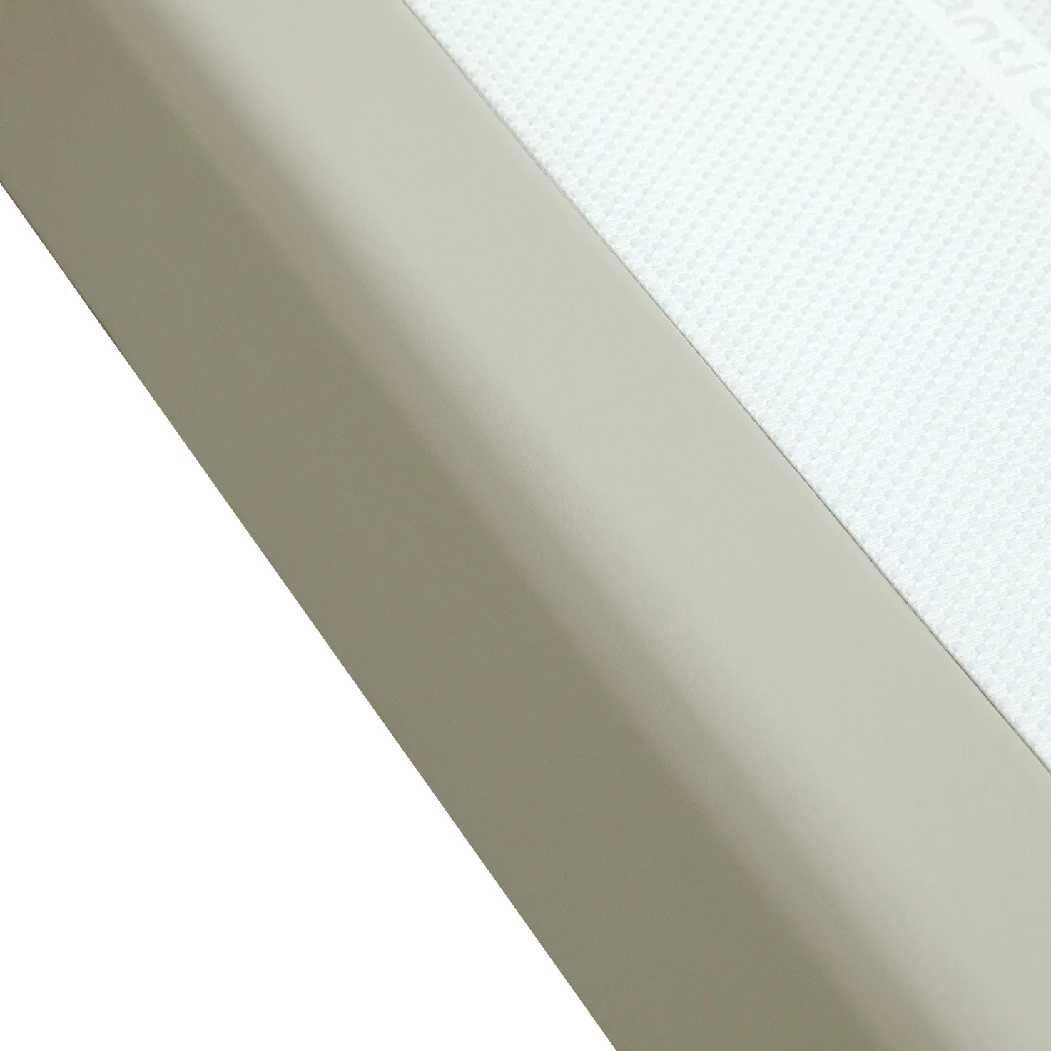 PRINCE sommier tapissier lattes flexibles similicuir GRIS ANTHRACITE