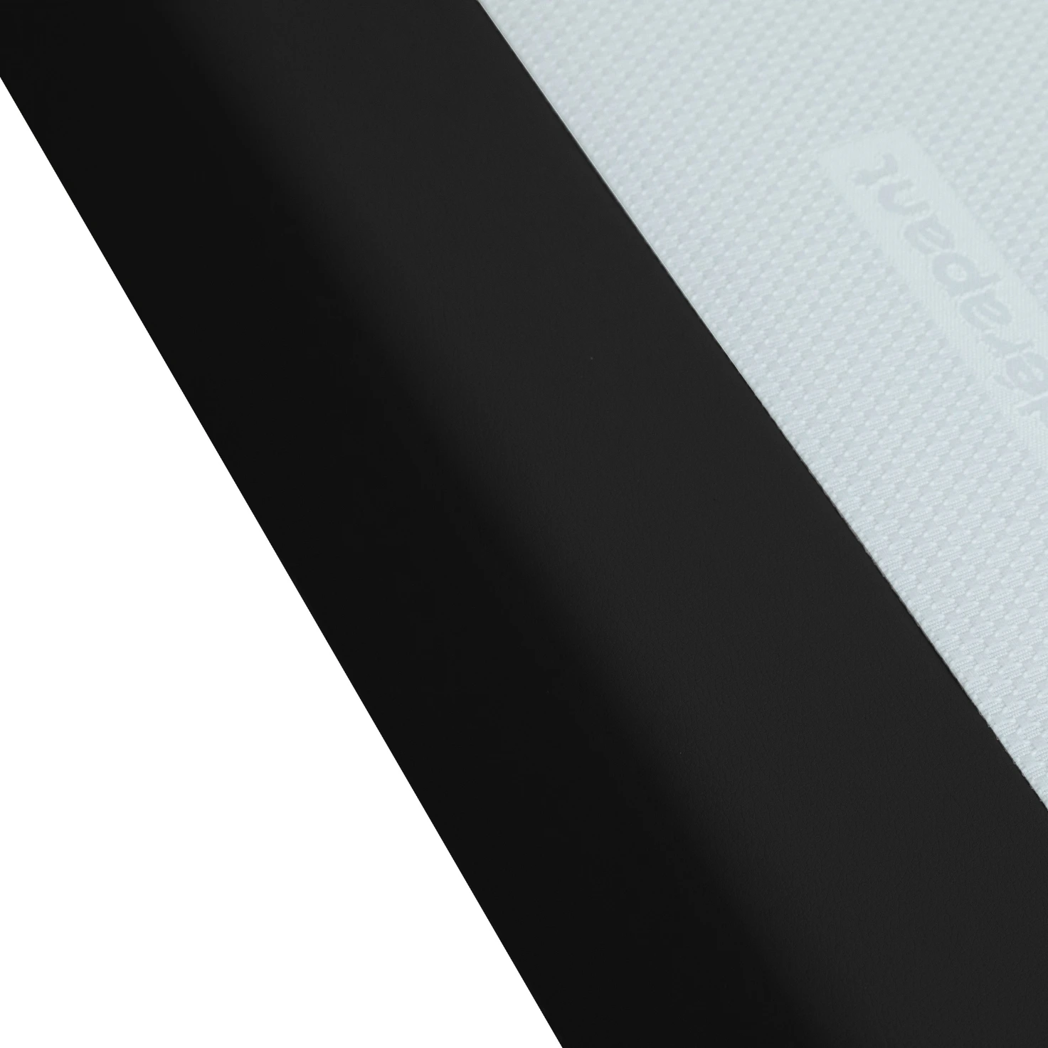 PRINCE sommier tapissier lattes flexibles similicuir GRIS ANTHRACITE