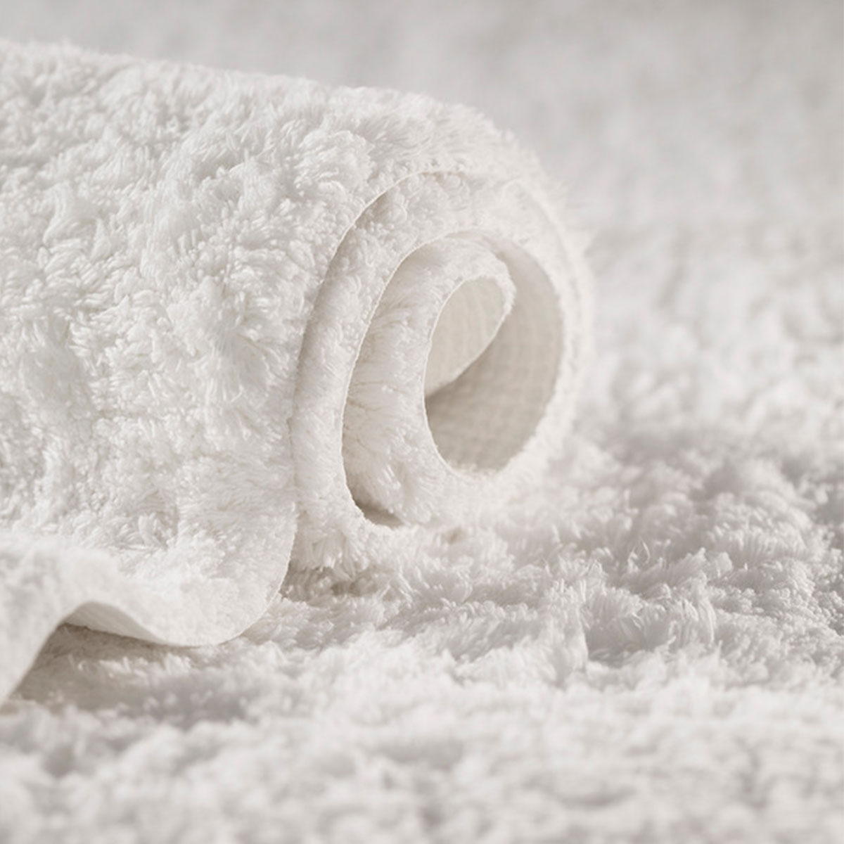 Tapis de bain hôtel antidérapant blanc